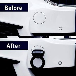 Black Decorative Tow Hook x 2